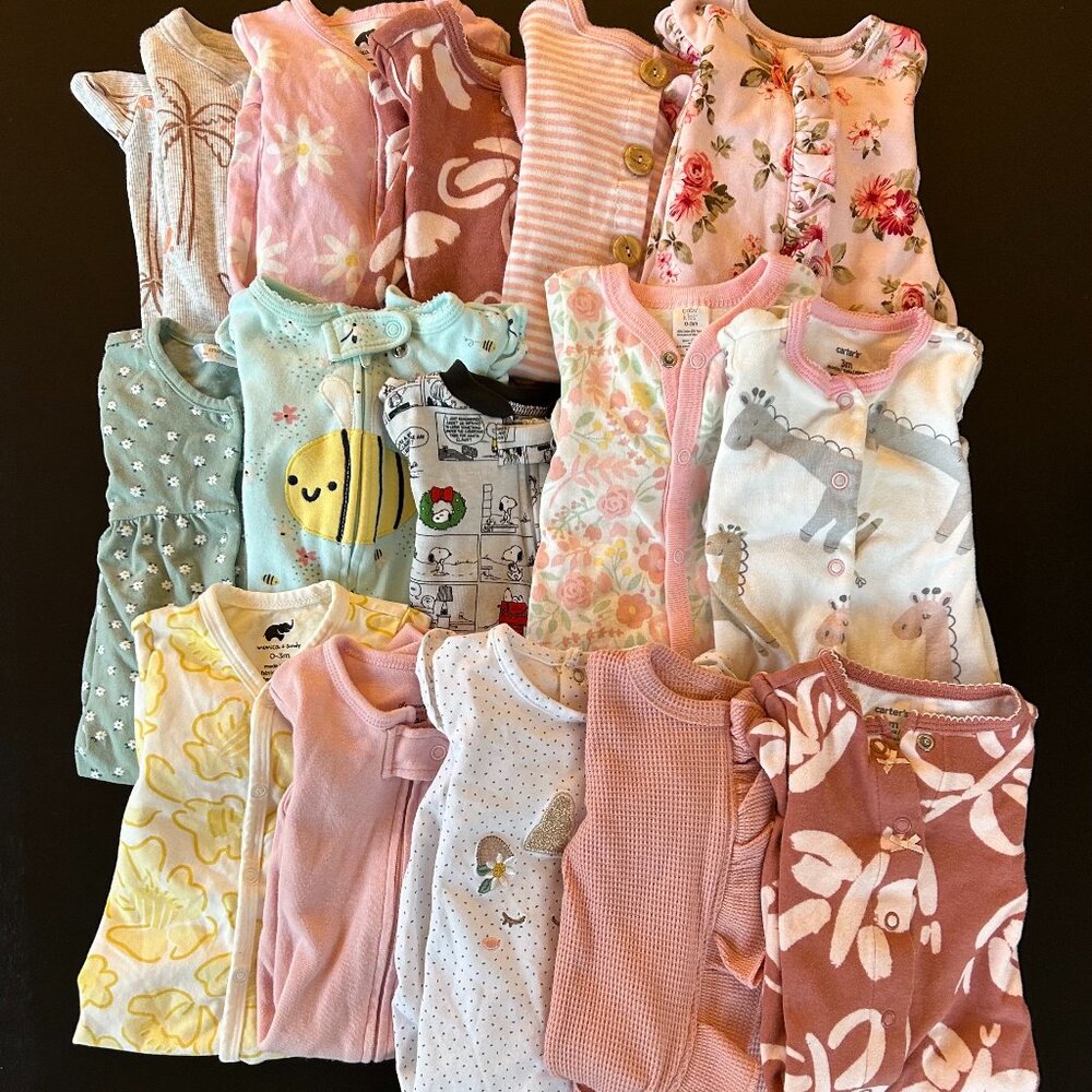 0-3M Pajama Bundle